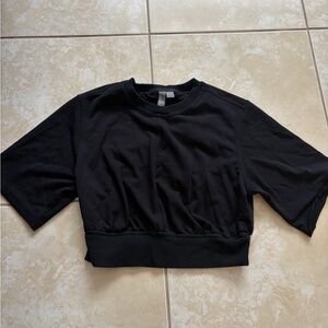 Sweaty Betty Black Crop Top